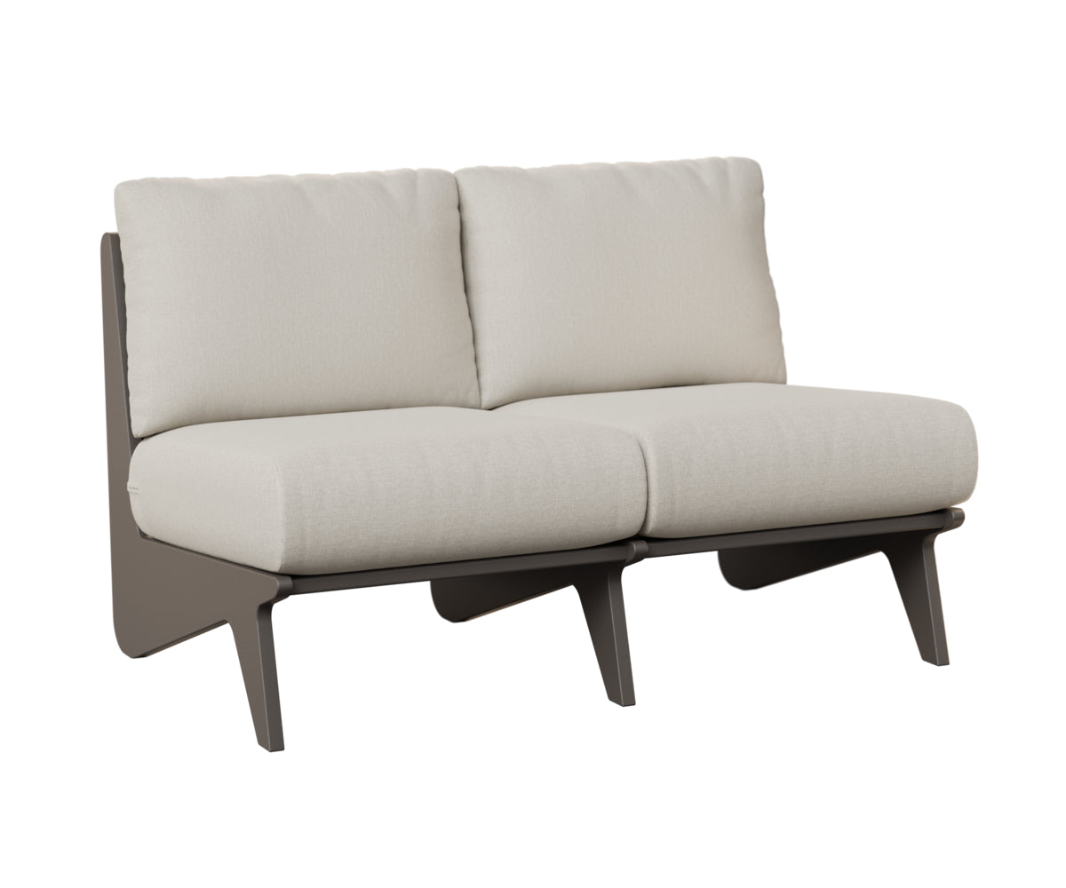Berlin Gardens Holland Loveseat in Graphite