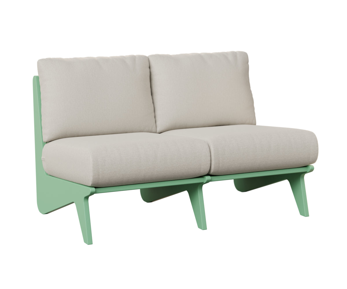 Berlin Gardens Holland Loveseat in Mint