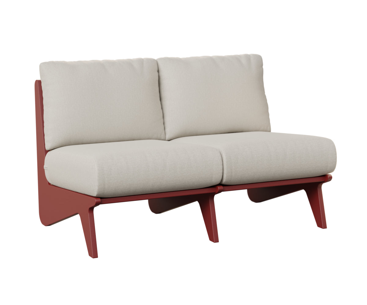 Berlin Gardens Holland Loveseat in Red