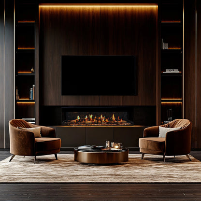 Ortal Holographic Linear Electric Fireplace
