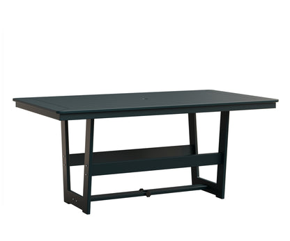 Berlin Gardens Hudson 40" x 70" Rectangle Table in Berry