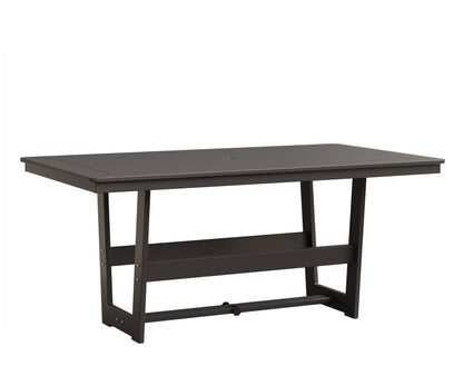 Berlin Gardens Hudson 40" x 70" Rectangle Table in Graphite