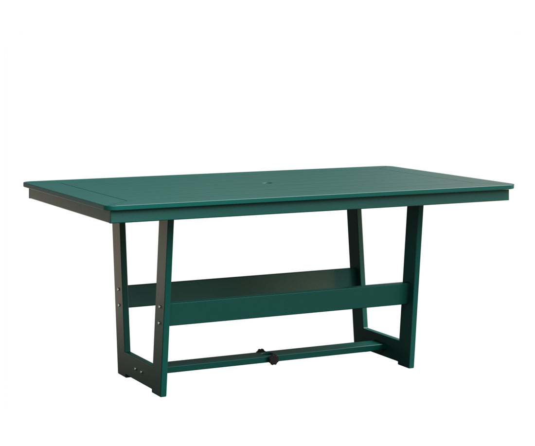 Berlin Gardens Hudson 40" x 70" Rectangle Table in Teal