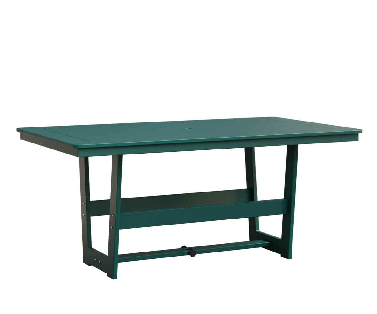 Berlin Gardens Hudson 40" x 70" Rectangle Table in Teal