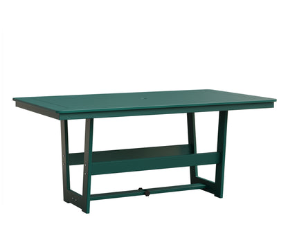 Berlin Gardens Hudson 40" x 70" Rectangle Table in Teal