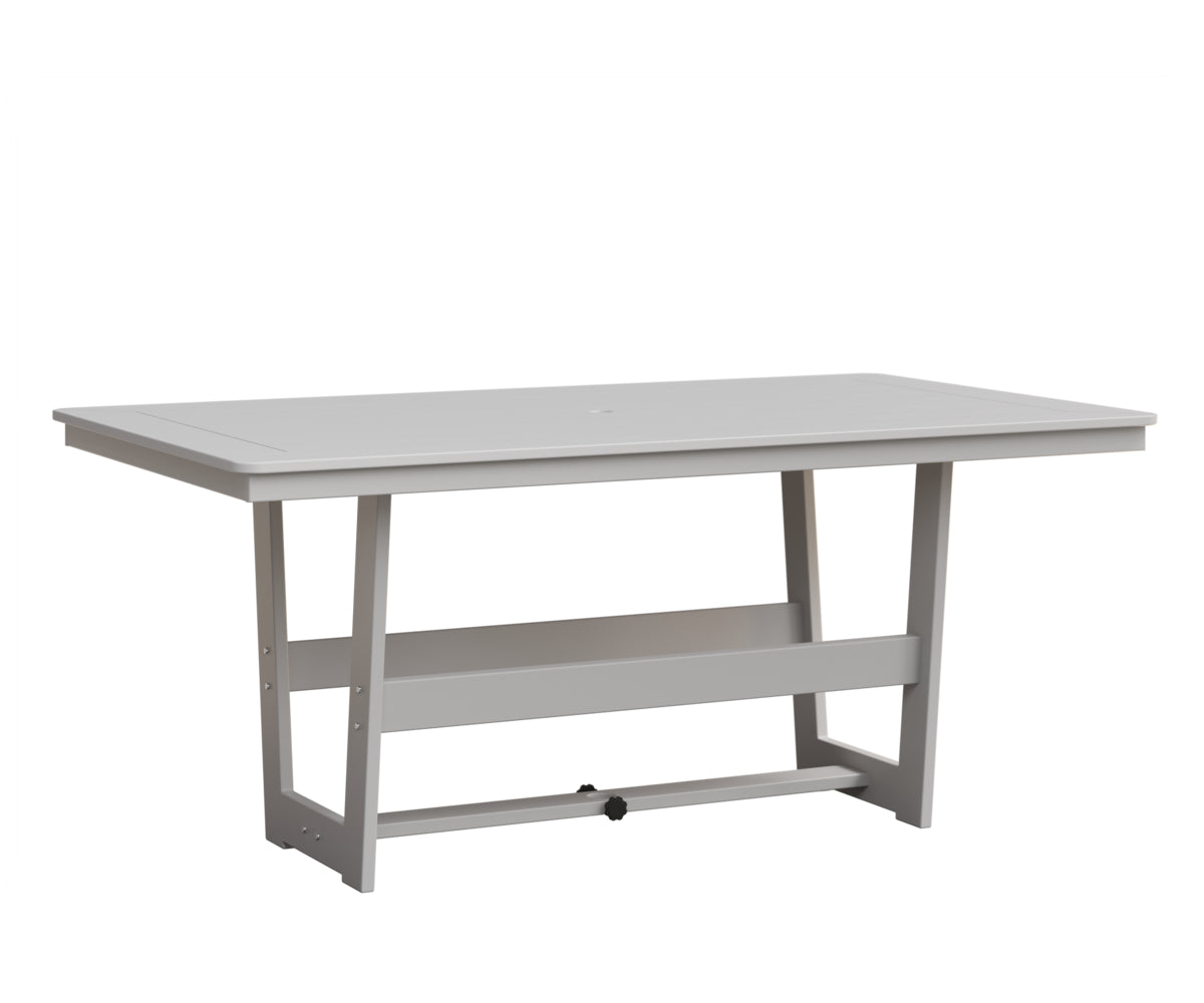 Berlin Gardens Hudson 40" x 70" Rectangle Table in White