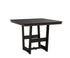 Berlin Gardens Hudson 40" x 40" Square Table in Black