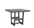 Berlin Gardens Hudson 40" x 40" Square Table in Fog