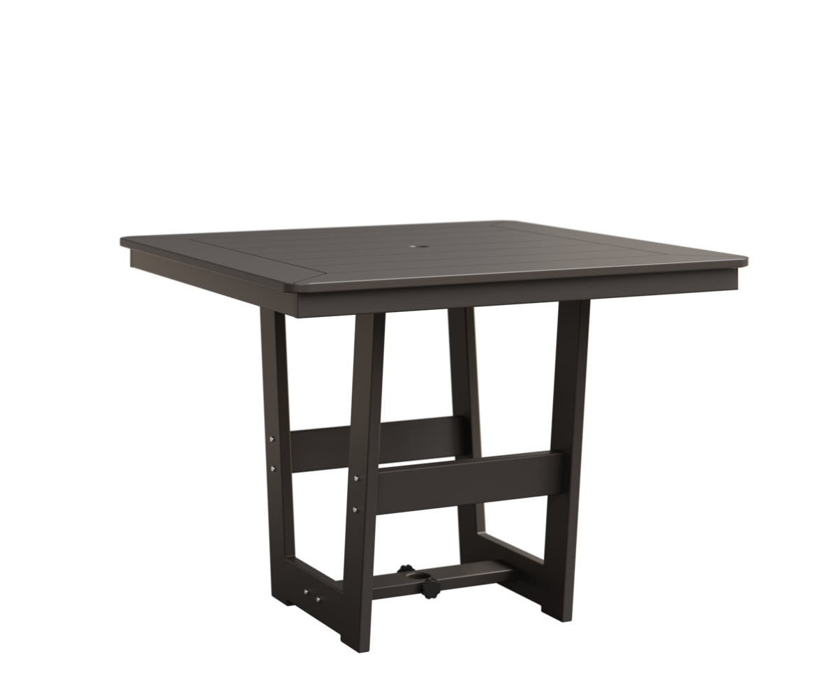Berlin Gardens Hudson 40" x 40" Square Table in Graphite