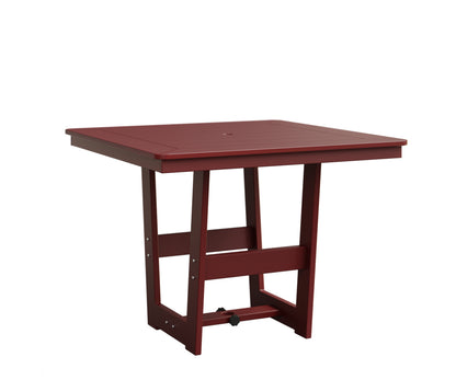 Berlin Gardens Hudson 40" x 40" Square Table in Red