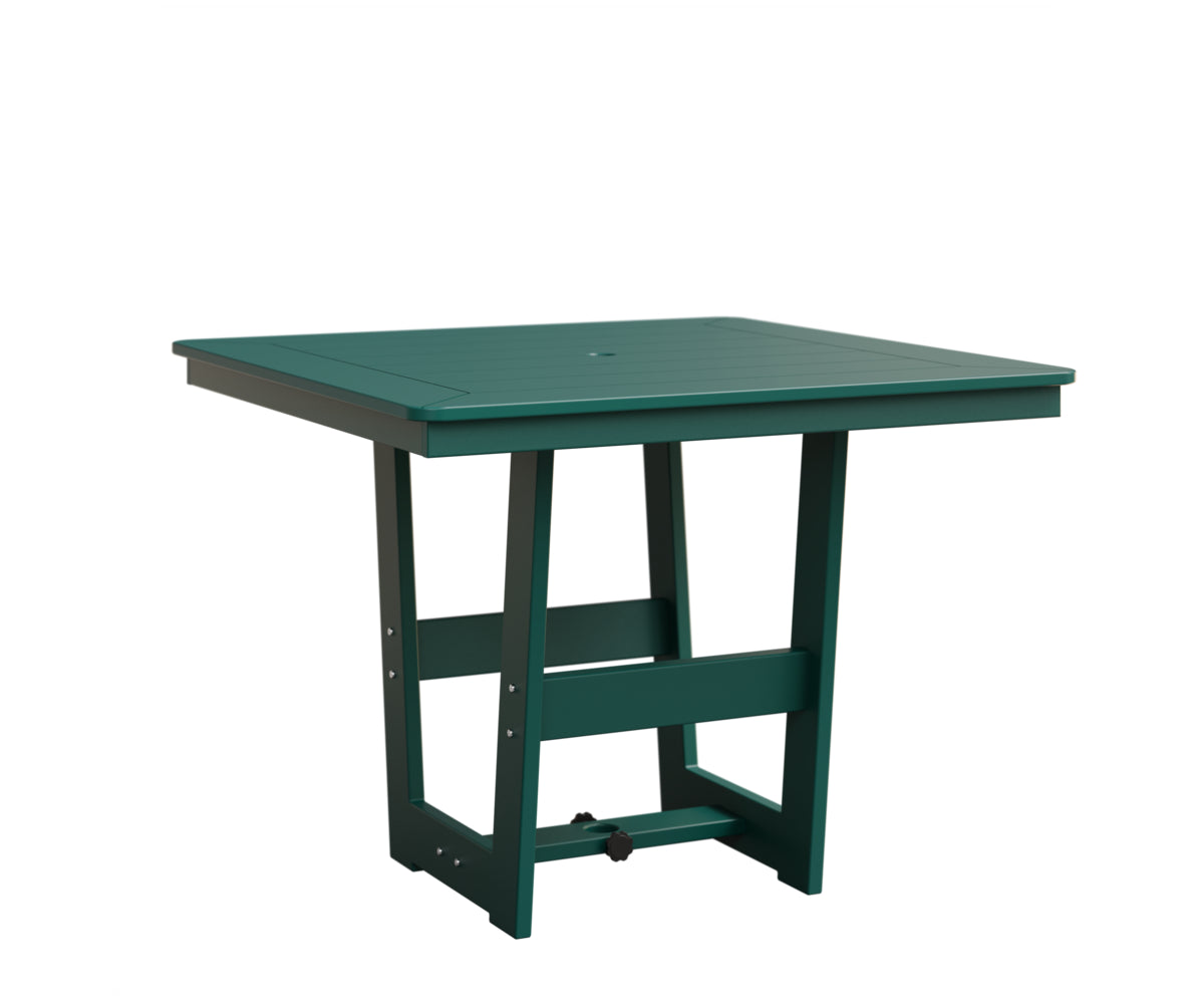 Berlin Gardens Hudson 40" x 40" Square Table in Teal