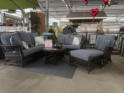 Charleston Wicker Sofa Set