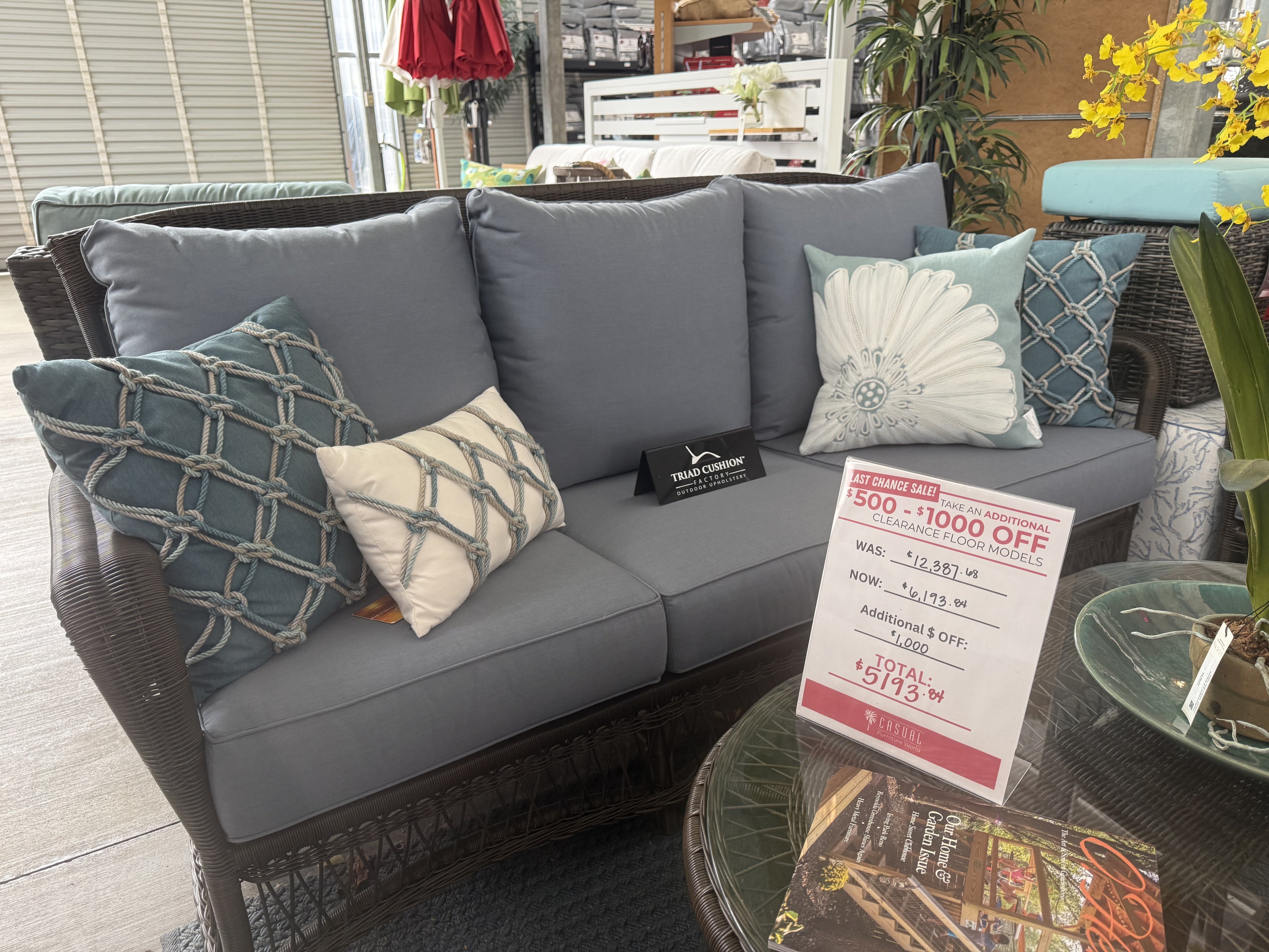 Charleston Wicker Sofa Set
