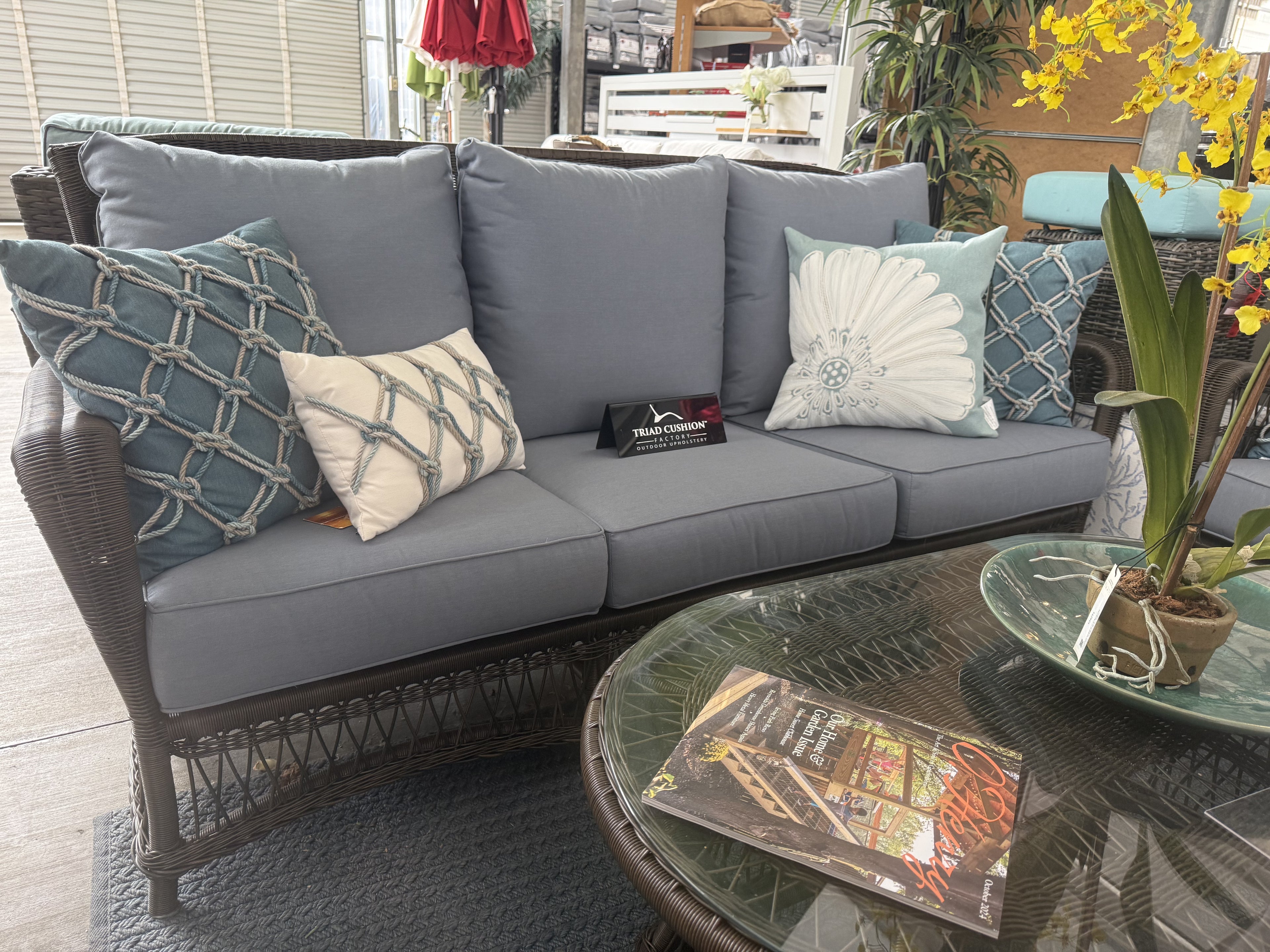 Charleston Wicker Sofa Set