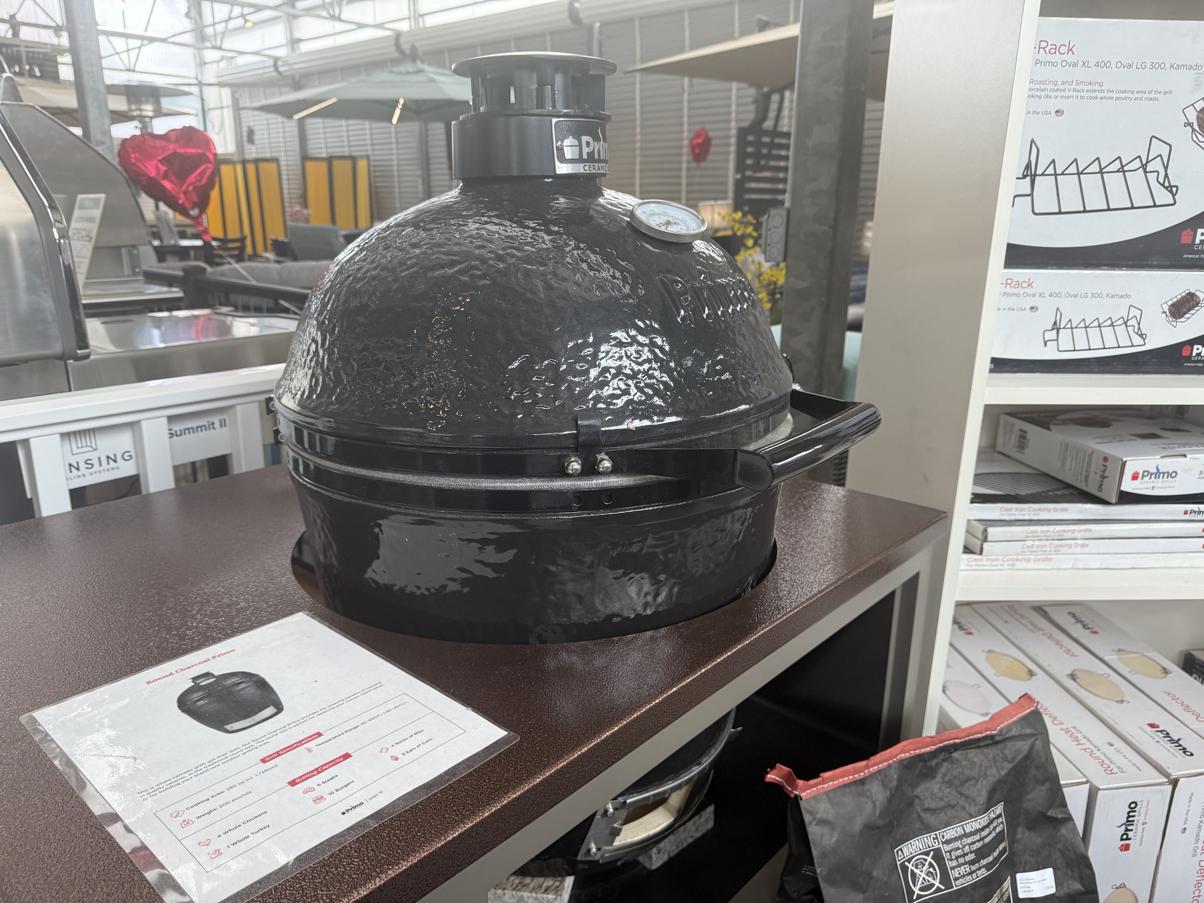 Challenger Cart with Delta Heat Primo Grill