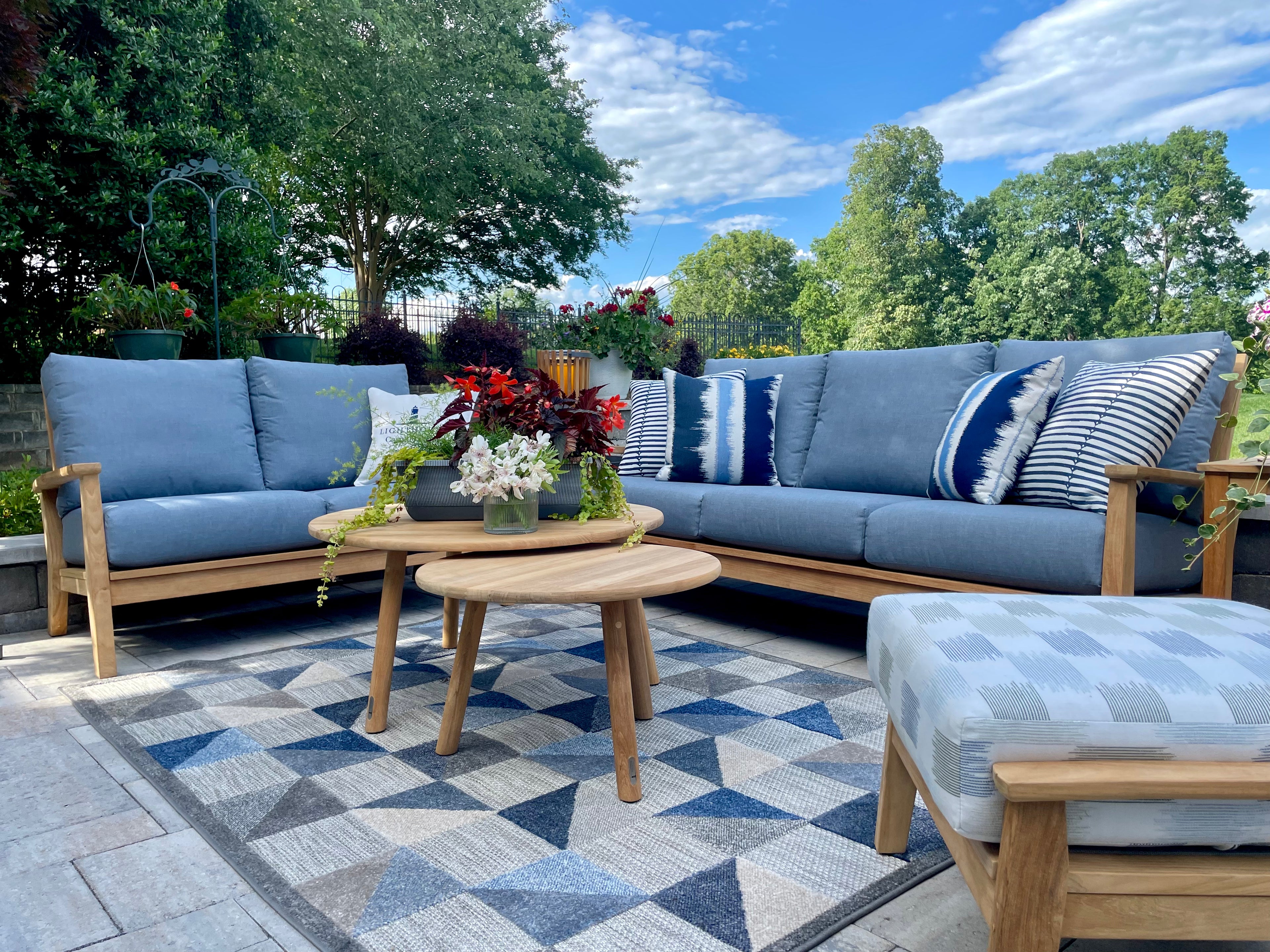Beckett Teak Sofa