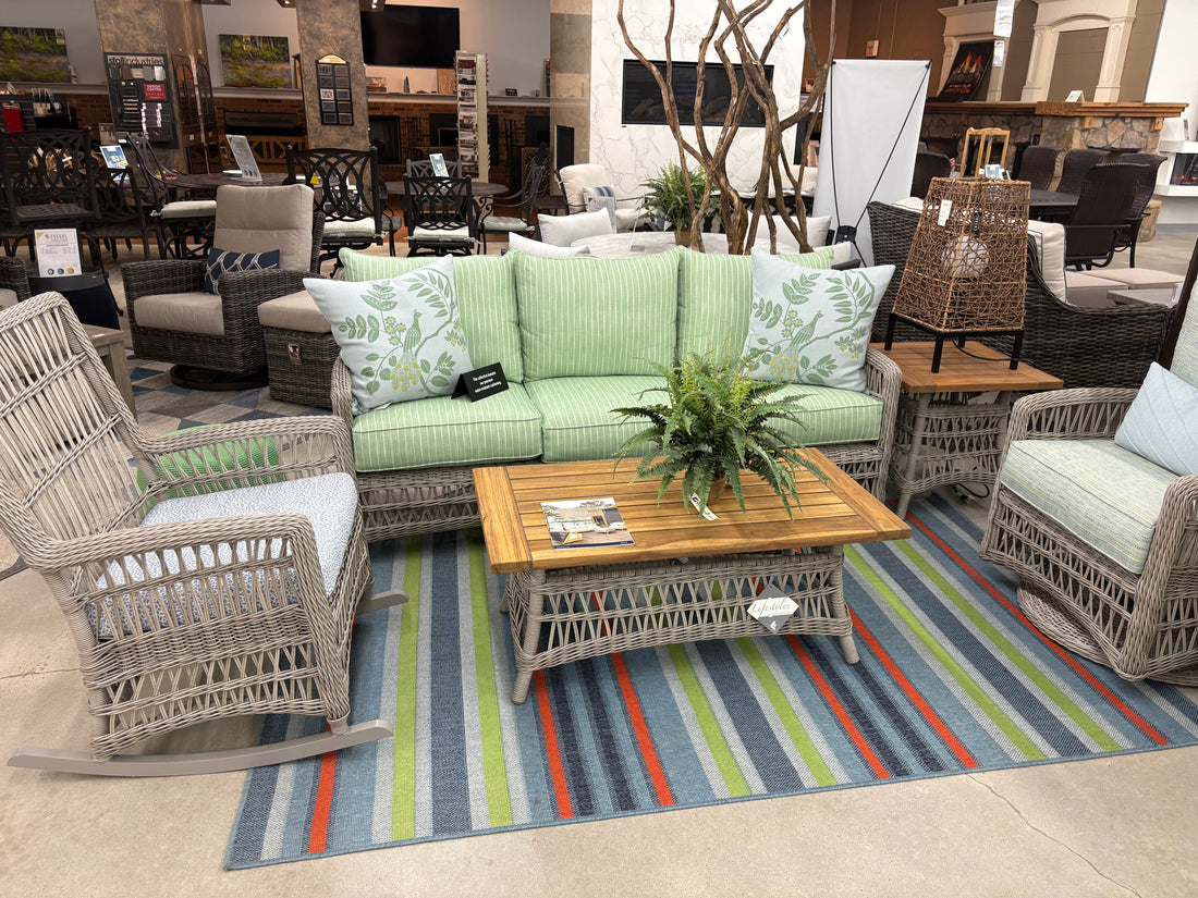 Lloyd Flanders Mackinac Deep Seating Collection – Outdoor Woven Lounge Furniture