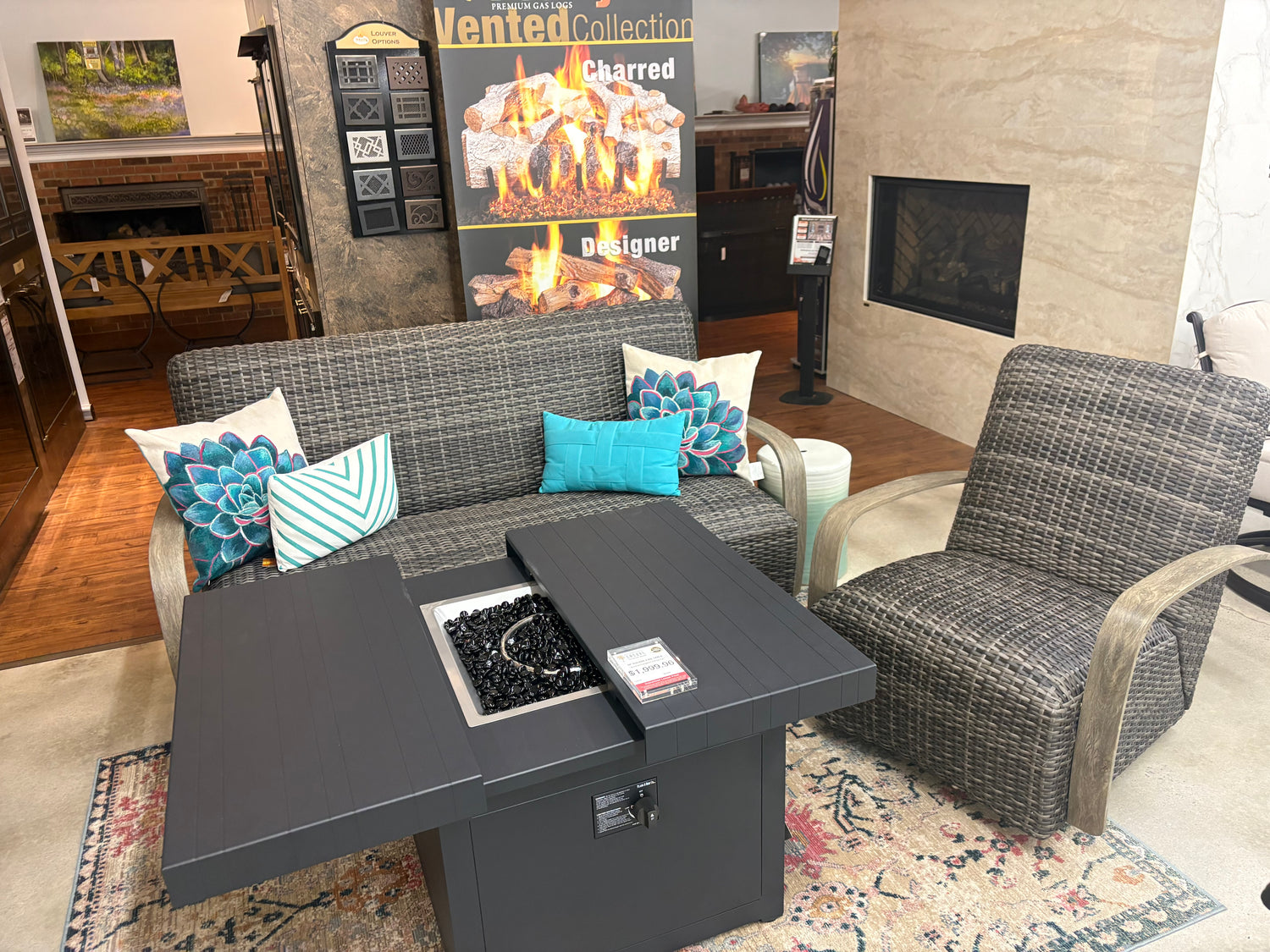 Patio Renaissance Amalfi Deep Seating Collection (Fire Pit Table Sold Separately)