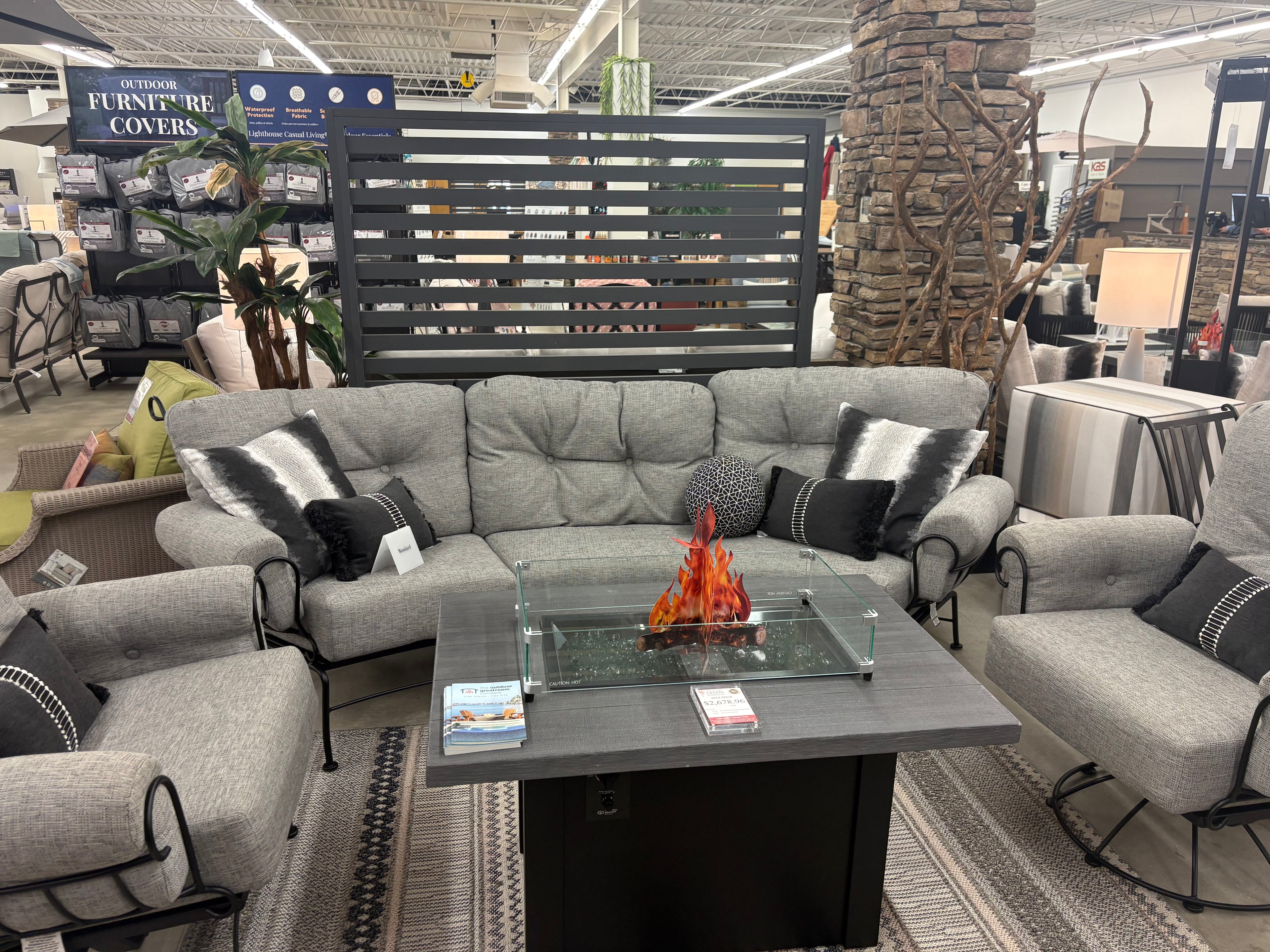 Woodard Terrace Deep Seating Collection (Fire Pit Table Sold Separately)