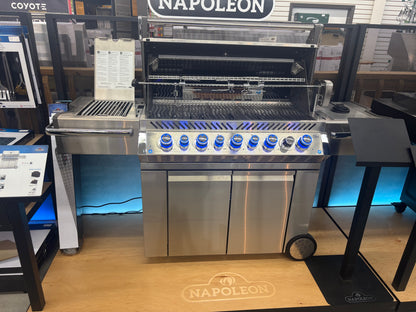 Napoleon Prestige PRO 665 Propane Gas Grill with Infrared Rear &amp; Side Burners, PRO665RSIBPSS-3