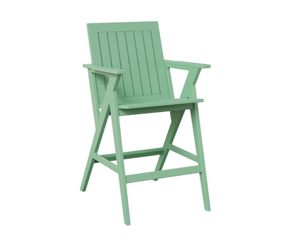 Berlin Gardens Kinsley Bar Arm Chair in Mint