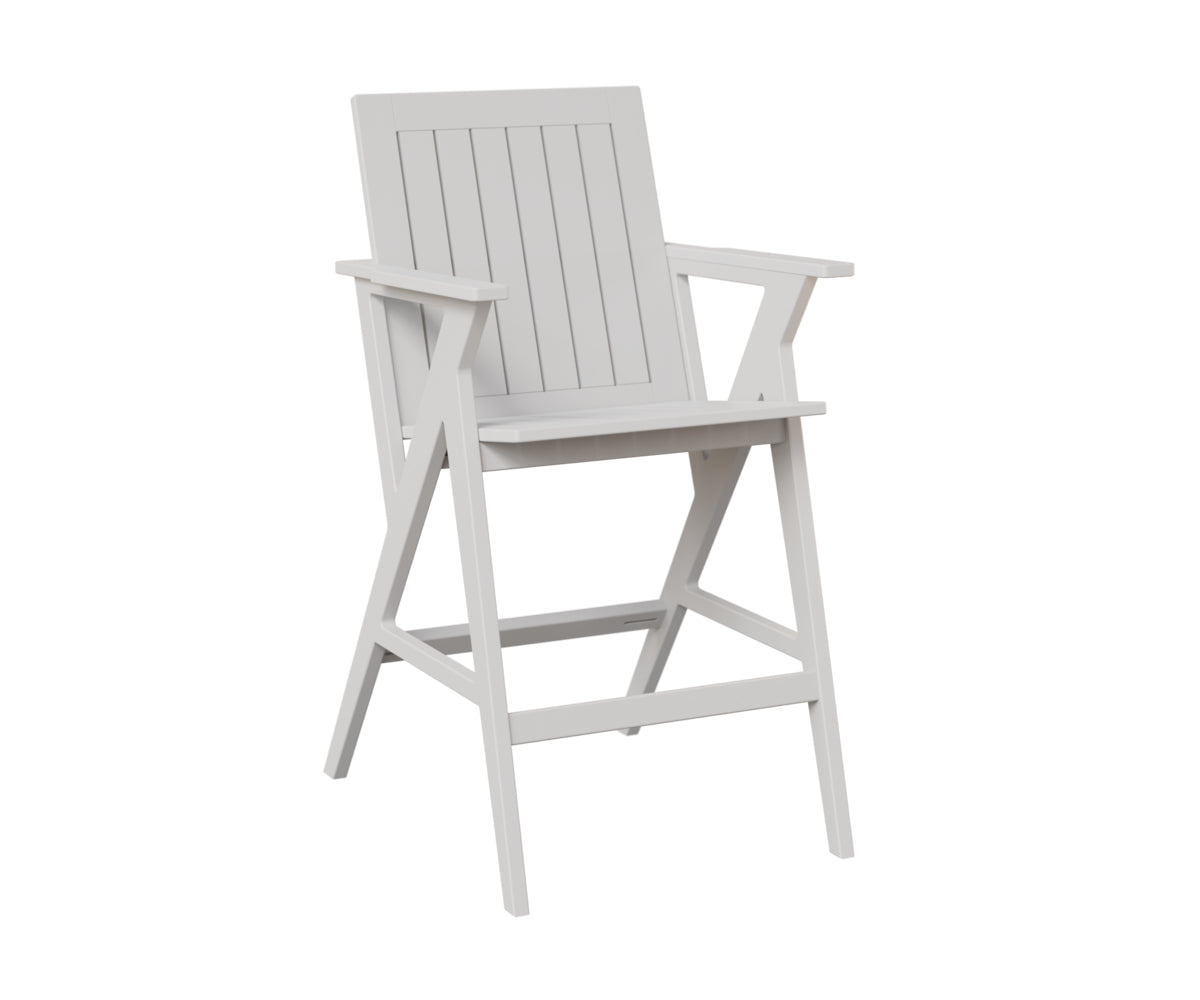 Berlin Gardens Kinsley Bar Arm Chair in White