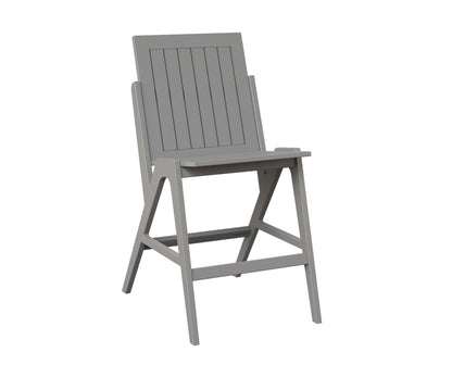 Berlin Gardens Kinsley Bar Side Chair in Fog