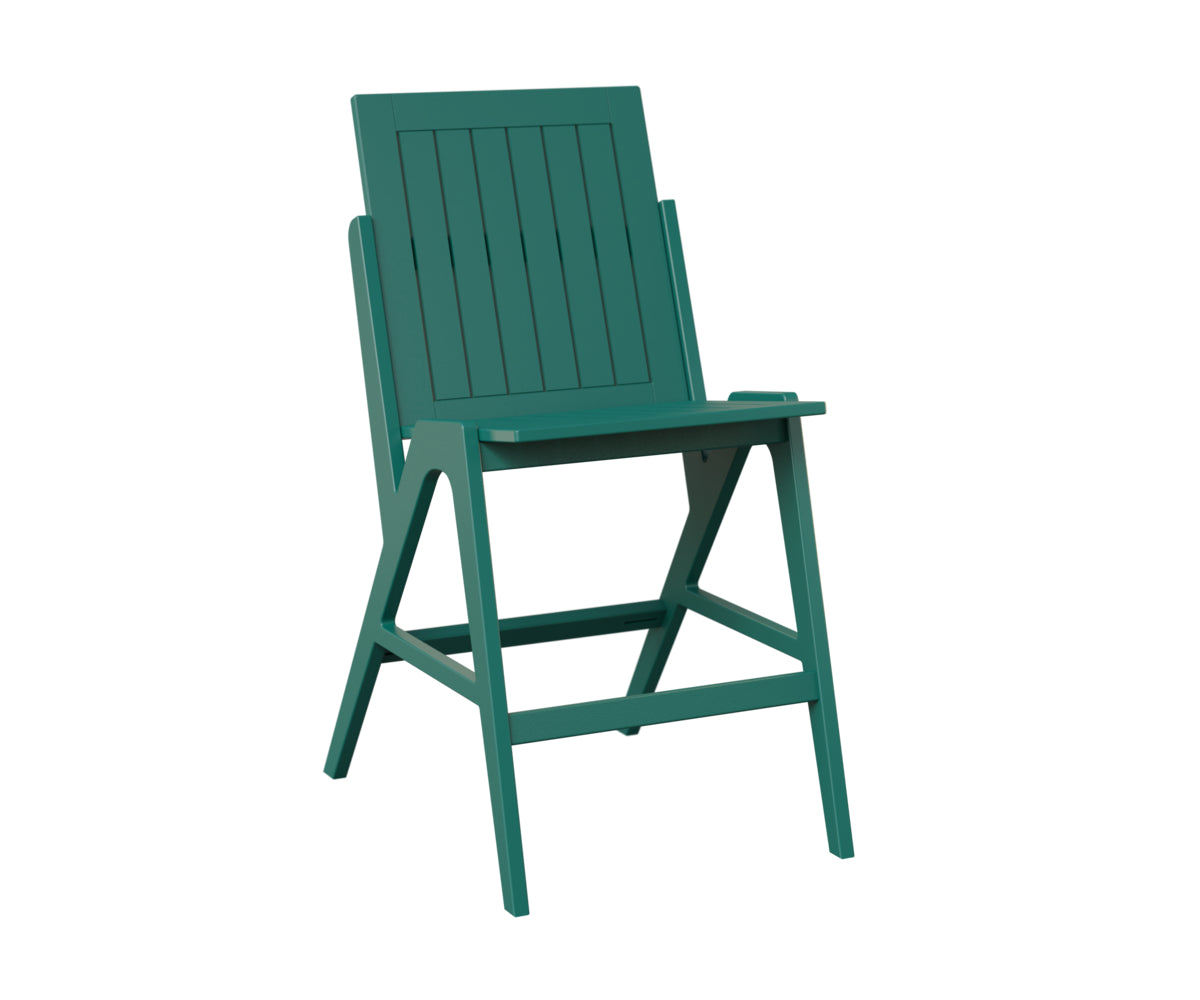 Berlin Gardens Kinsley Bar Side Chair in Teal