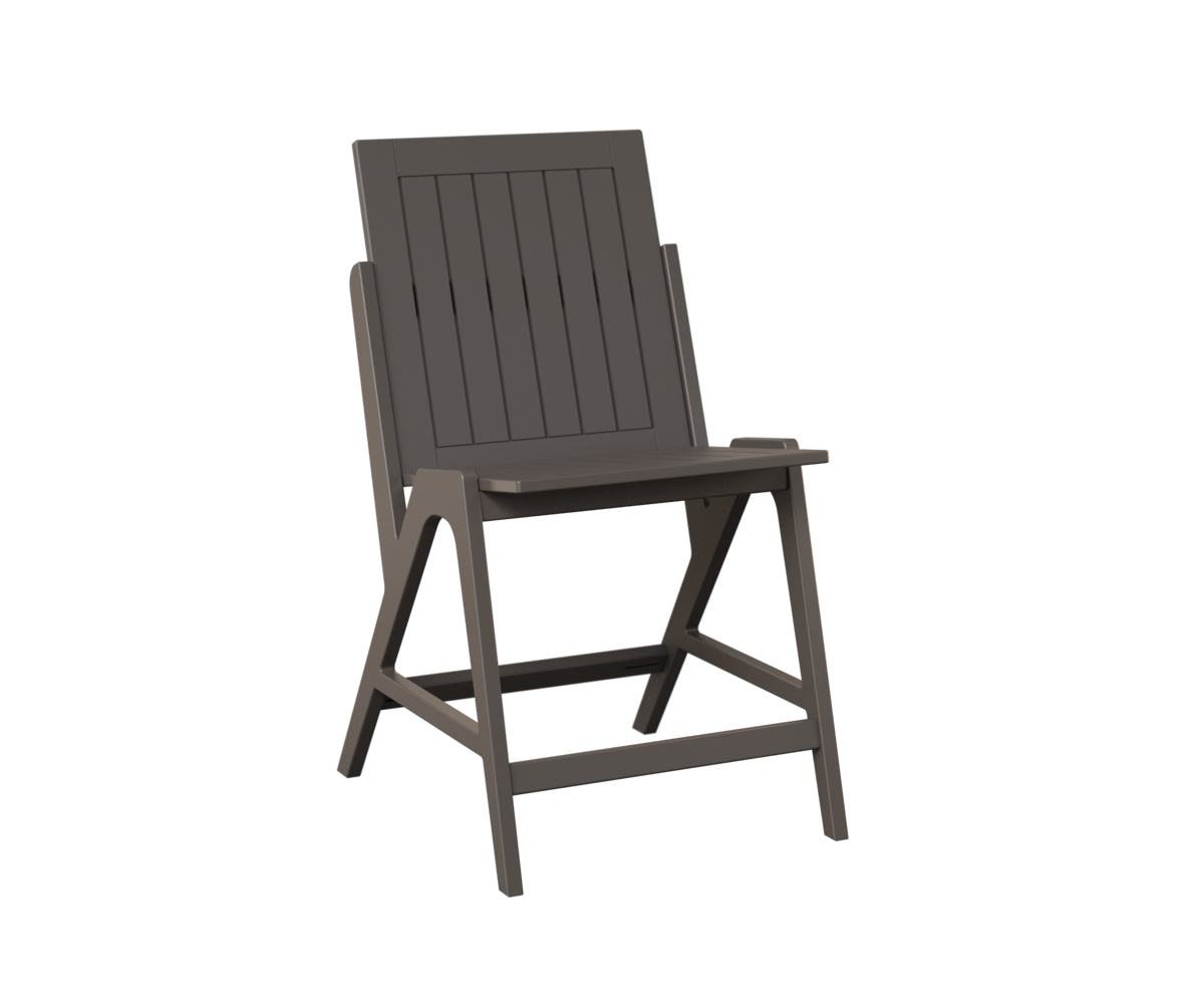 Berlin Gardens Kinsley Counter Side Chair in Graphite