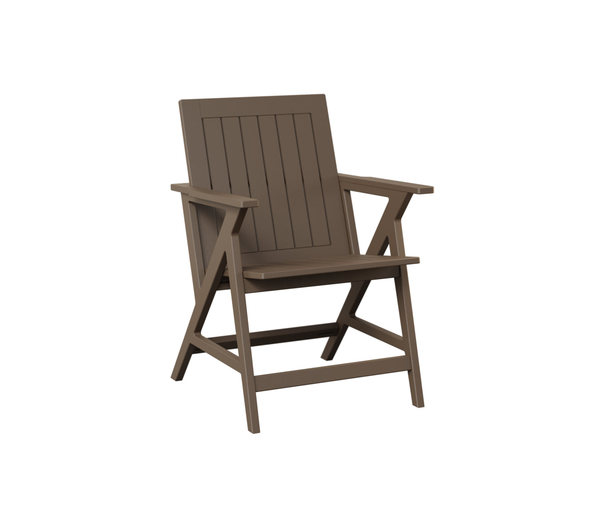 Berlin Gardens Kinsley Dining Arm Chair in Clay