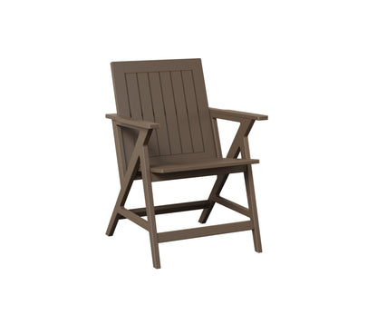 Berlin Gardens Kinsley Dining Arm Chair in Clay