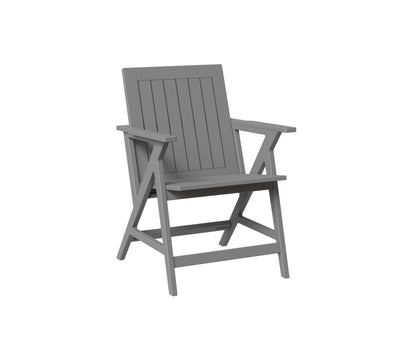 Berlin Gardens Kinsley Dining Arm Chair in Fog