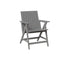 Berlin Gardens Kinsley Dining Arm Chair in Fog