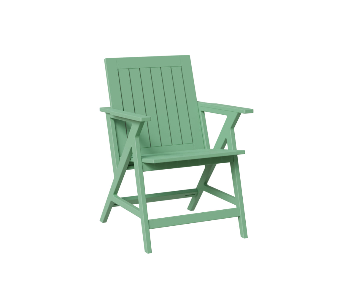 Berlin Gardens Kinsley Dining Arm Chair in Mint