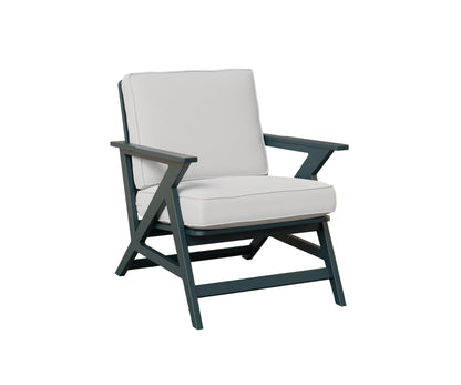 Berlin Gardens Kinsley Lounge Chair in Berry