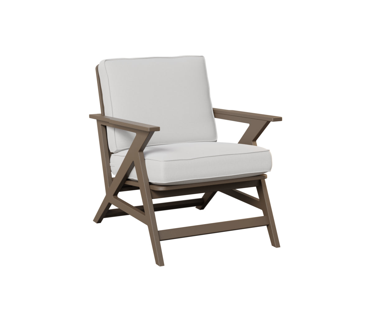 Berlin Gardens Kinsley Lounge Chair in Clay
