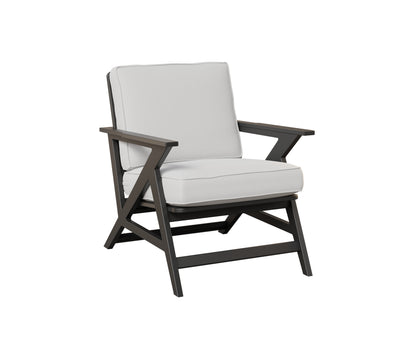 Berlin Gardens Kinsley Lounge Chair in Black
