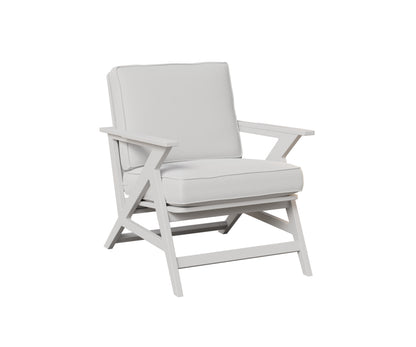 Berlin Gardens Kinsley Lounge Chair in White