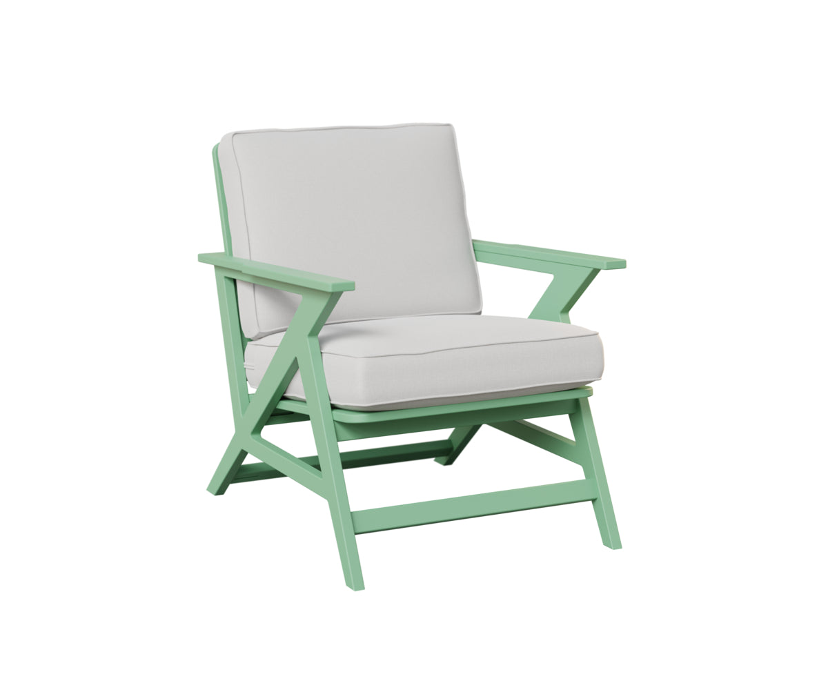 Berlin Gardens Kinsley Lounge Chair in Mint