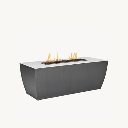 Castelle Largo Rectangular Coffee Table with Firepit, view 2