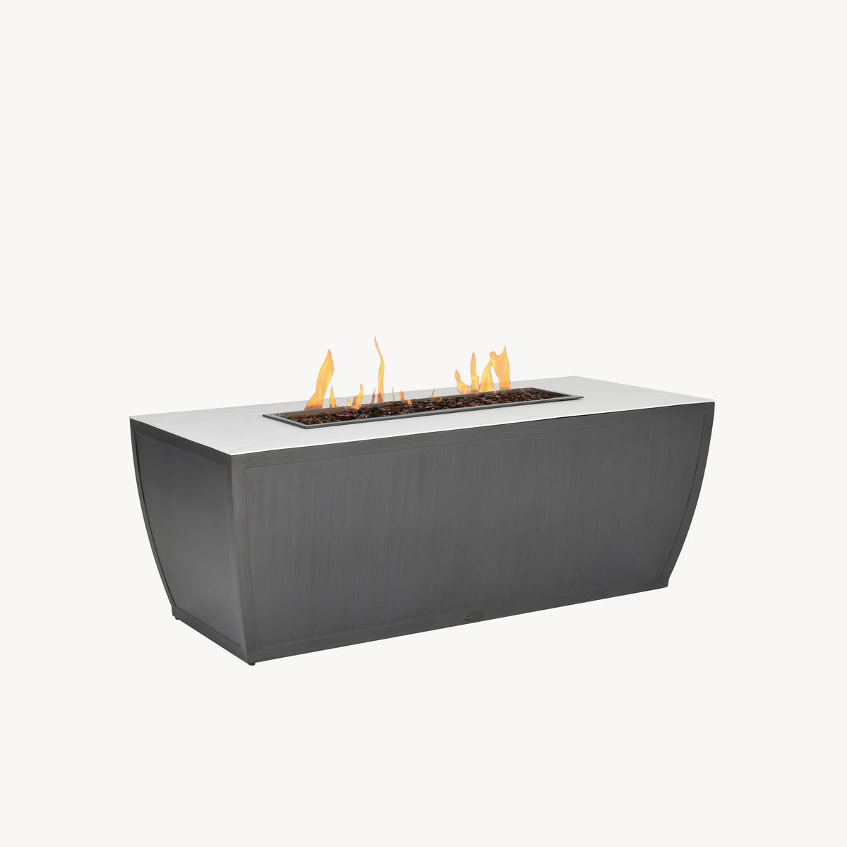 Castelle Largo Rectangular Coffee Table with Firepit