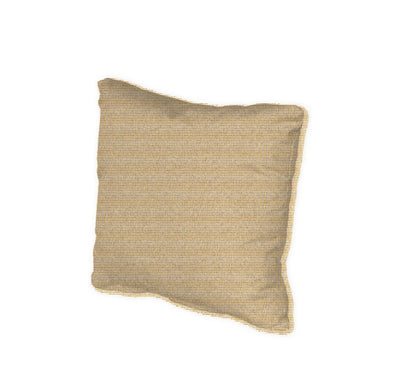 Lloyd Flanders 15" Square Outdoor Throw Pillow in Coastline Amber fabric