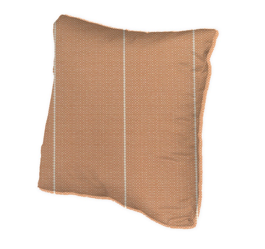 Lloyd Flanders 24" Square Outdoor Throw Pillow in Artesia Adobe fabric