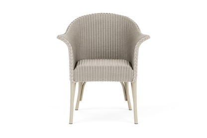 Lloyd Flanders All Seasons Dining Armchair with Padded Seat in Linen frame