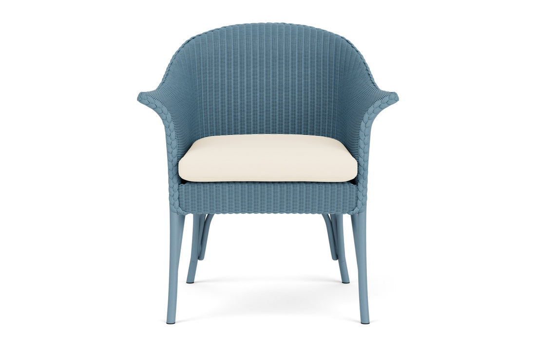 Lloyd Flanders All Seasons Lounge Chair in Stillwater frame with Brightside Chalk fabric