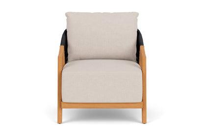 Lloyd Flanders Alpine Lounge Chair with Zenith Oatmeal fabric