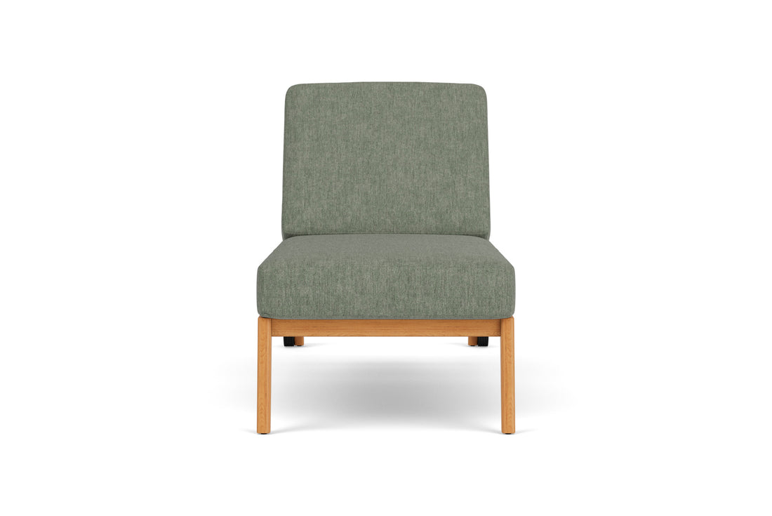 Lloyd Flanders Alpine Pool Chaise with Cast Sage fabric