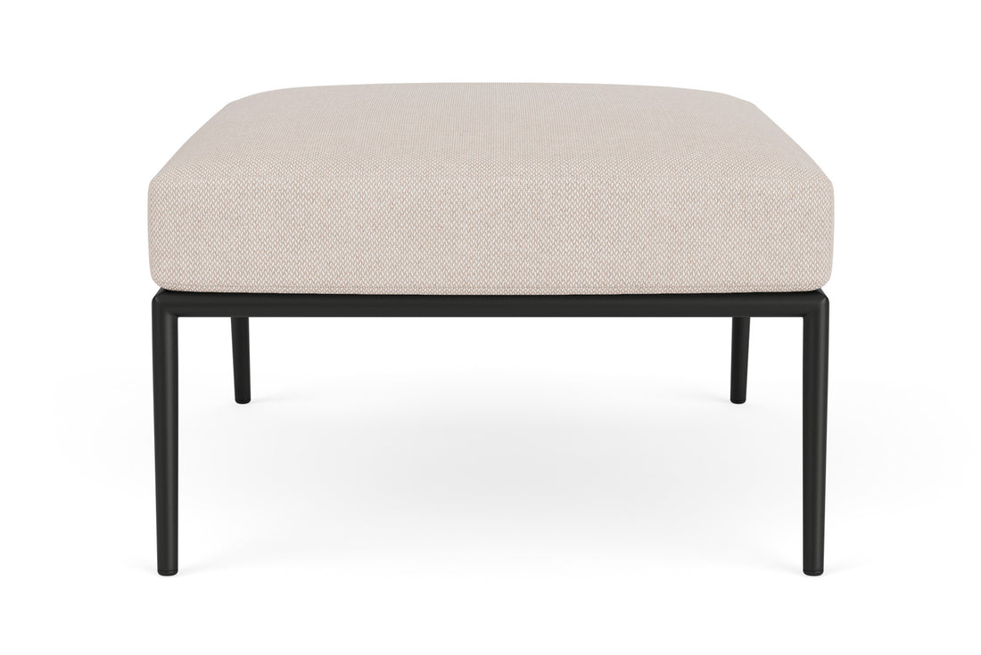 Lloyd Flanders Escape Ottoman with Zenith Oatmeal fabric