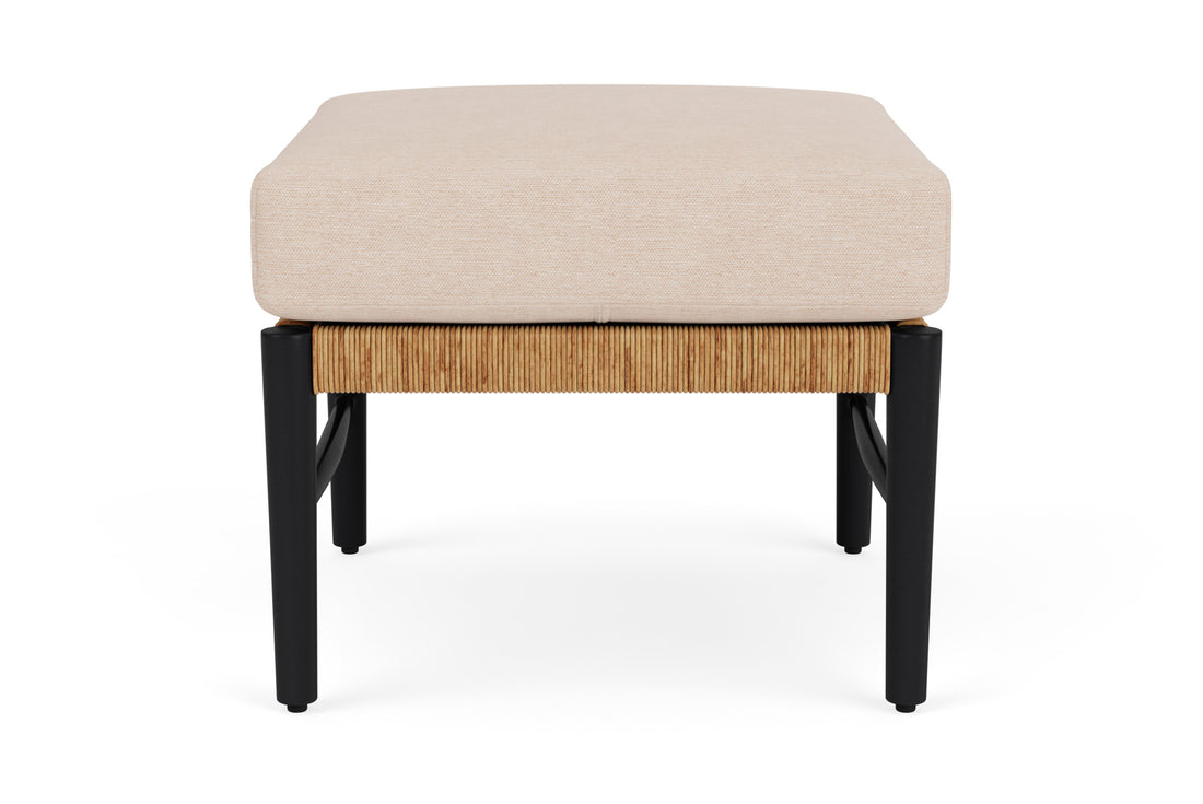 Lloyd Flanders Galloway Ottoman with Falcon Ecru fabric
