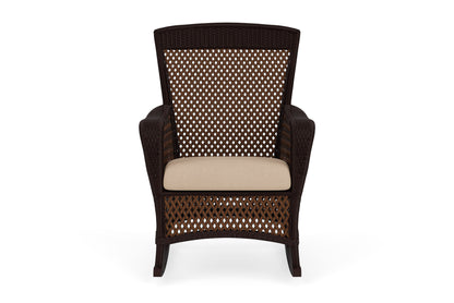 Lloyd Flanders Grand Traverse Porch Rocker with Hayden Linen fabric